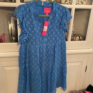 Lilly Pulitzer nwt arleah dress blue sz 4